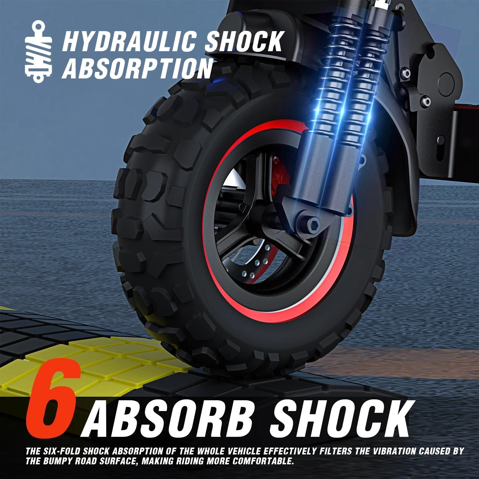NEW J11pro Dual Motor Adult Dual Shock-Absorbing Electric Scooter Long Endurance Double Rocker Arm Commuter Off-Road E-Scooter