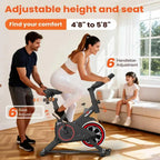 Adjustable Silent Belt Indoor Cycling Bike