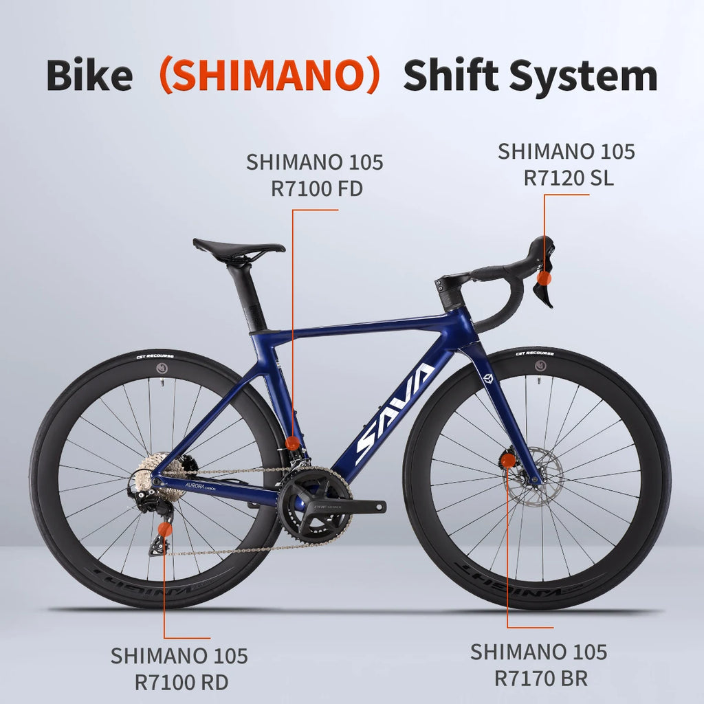 SAVA A7L Carbon 700C 24-Speed Road Bike