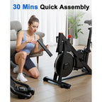 32-Level Magnetic Indoor Cycling Bike 300LB
