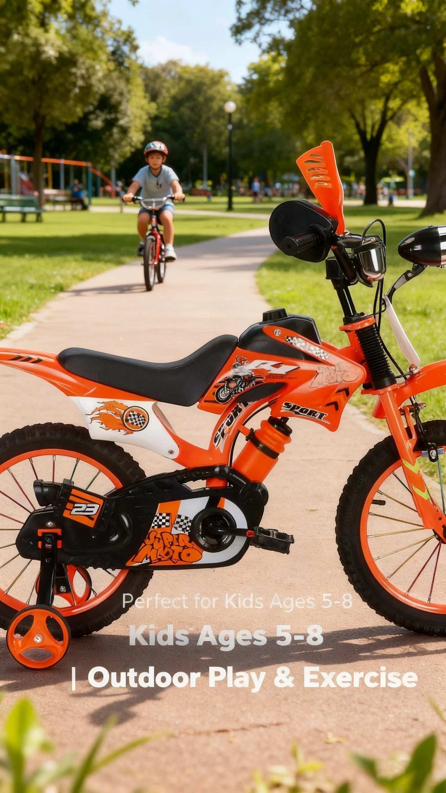 Ride & Spin Co. | 12"/16" Off-Road Motorcycle-Style Kids Bike | From $235.99