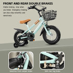 Keenso | 14"/16" Girls Kids Bike with Training Wheels & Basket | From $139.99