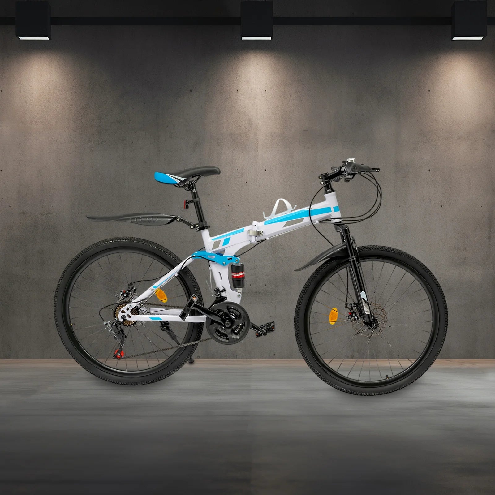 21-Speed Foldable Mountain Bike