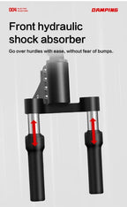 High-Speed Off-Road Electric Scooter 3200W Dual Motor Long Endurance Mileage with Silent Tire Foldableing Commuting E-scooter