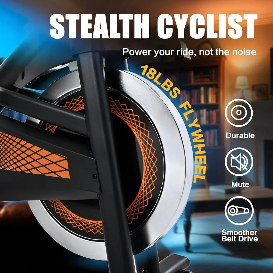 Adjustable Indoor Spinning Bike 300LB