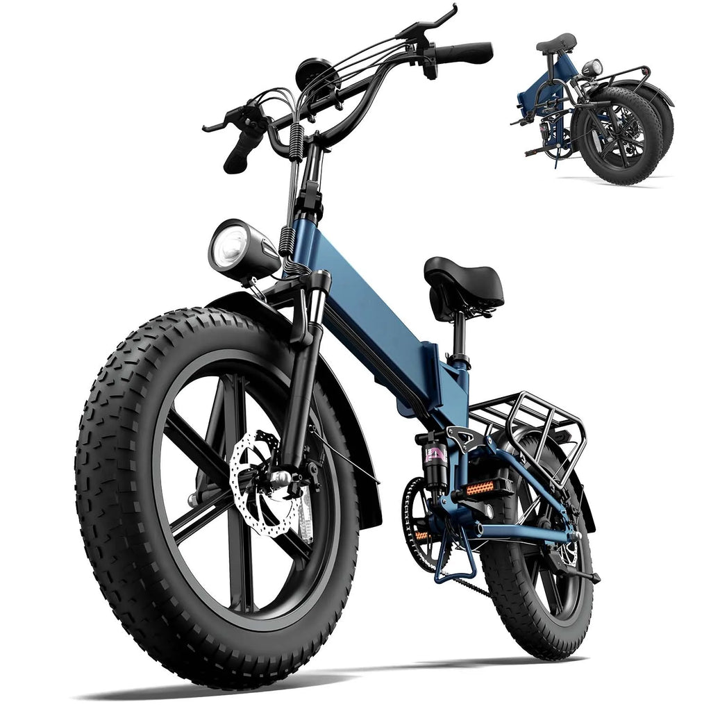 T5 750W 48V13Ah 20” Folding Fat Tire E-Bike