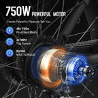 Xtion 48V 37MPH Dual Suspension Fat Tire E-Bike