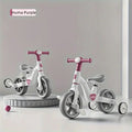 QIYOU | 2-in-1 Kids Balance Trike with Headlight & Removable Pedals | From $109.99