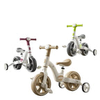 QIYOU | 2-in-1 Kids Balance Trike with Headlight & Removable Pedals | From $109.99