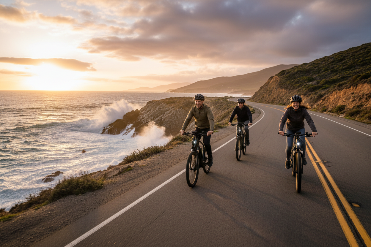 E-Bikes Coastal Highway Hero